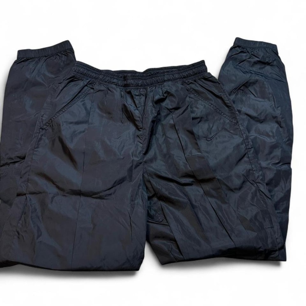Vintage‎ 90s Nike white tag black windbreaker pants size large